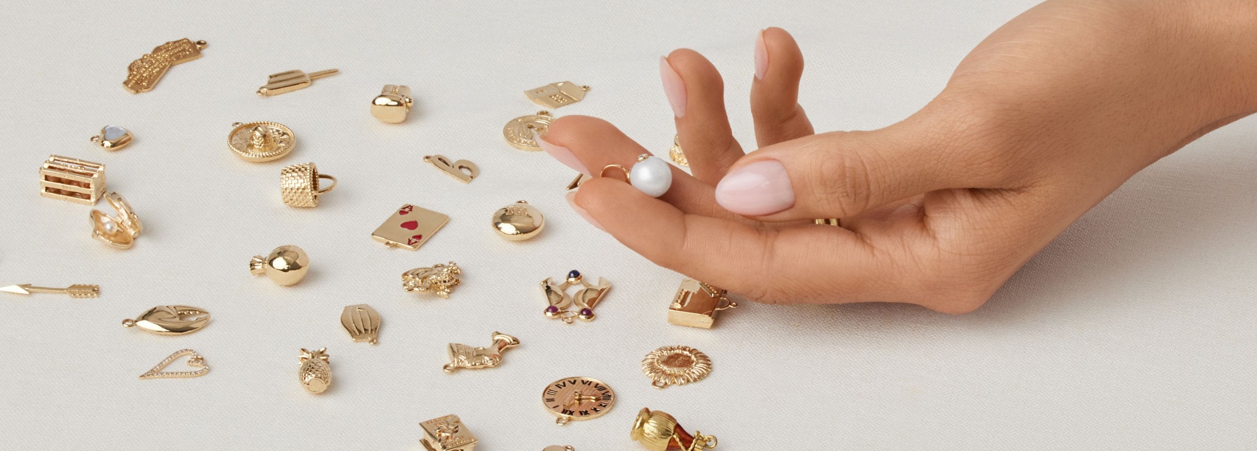 pile of unique charms